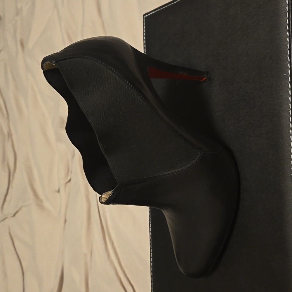 HP! Christian Louboutin D'Orsay Booties- Comes With Dust Bag - Picture 7 of 17